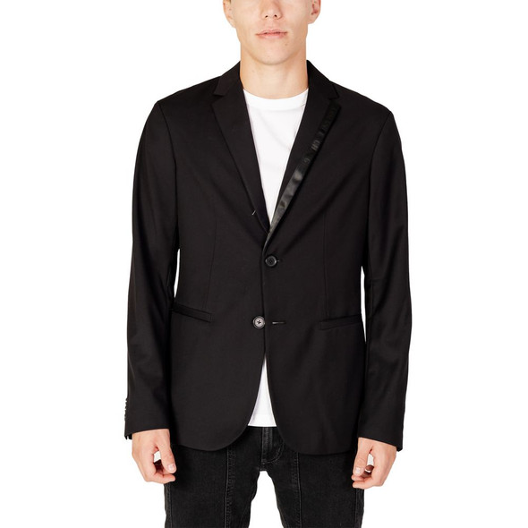 Black Polyester Blazer Black Polyester Blazer