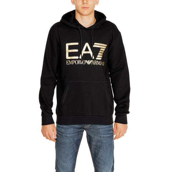 Black Cotton Hoody EA14717500009RO Black Cotton Hoody EA14717500009RO
