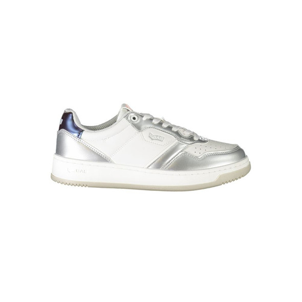 White Polyester Sneaker GA-29579 White Polyester Sneaker GA-29579