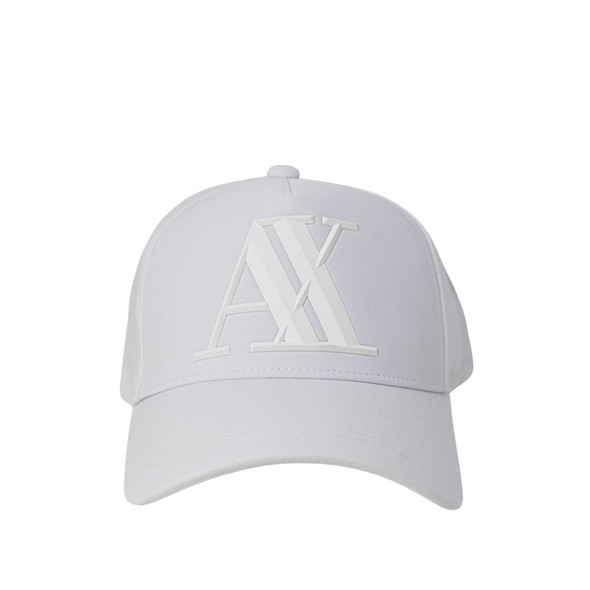 Armani Exchange White Cotton Caps Baseball Hat Armani Exchange White Cotton Caps Baseball Hat