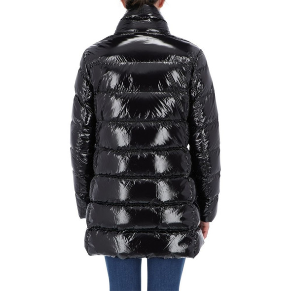 Black Polyester Jackets & Coat RE-11311 Black Polyester Jackets & Coat RE-11311