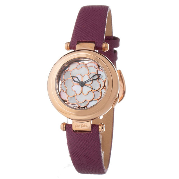 Purple Leather Watch FFWF15R009SPAC Purple Leather Watch FFWF15R009SPAC
