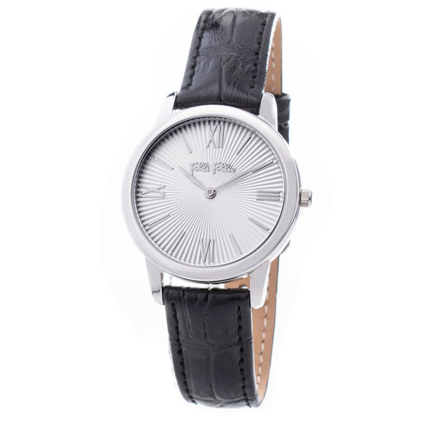 Black Leather Watch FFWF15T032SPWAC Black Leather Watch FFWF15T032SPWAC