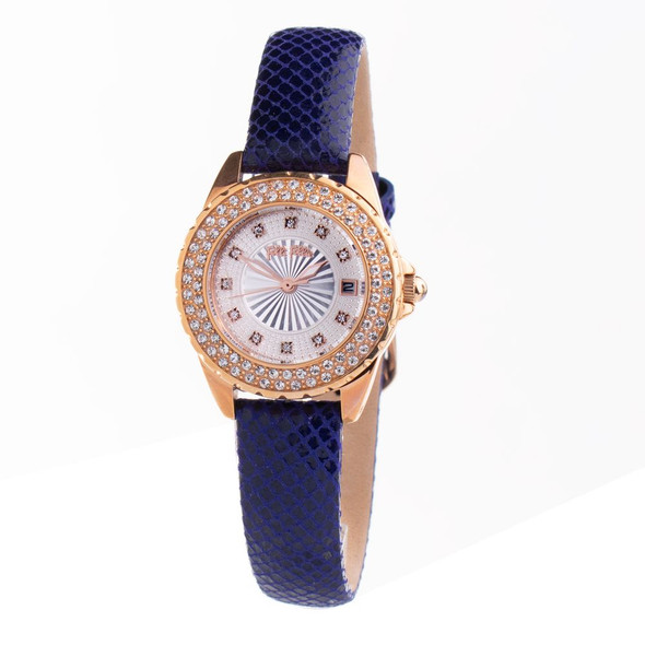 Blue Leather Watch FFWF1B006STAAC Blue Leather Watch FFWF1B006STAAC