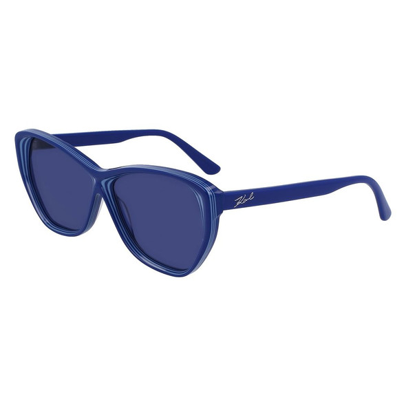Karl Lagerfeld Blue Acetate Sunglasses KLKL6103S407AC Karl Lagerfeld Blue Acetate Sunglasses KLKL6103S407AC