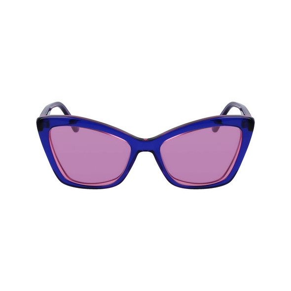 Karl Lagerfeld Blue Acetate Sunglasses KLKL6105S424AC Karl Lagerfeld Blue Acetate Sunglasses KLKL6105S424AC