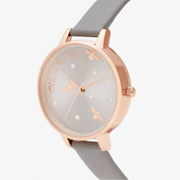Gray Artificial Leather Watch OBOB16PQ03AC Gray Artificial Leather Watch OBOB16PQ03AC
