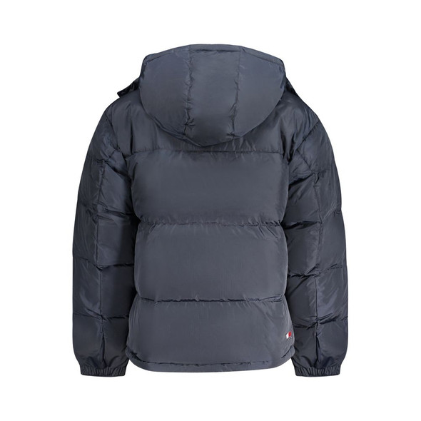 Blue Polyester Men Jacket TO-33217 Blue Polyester Men Jacket TO-33217