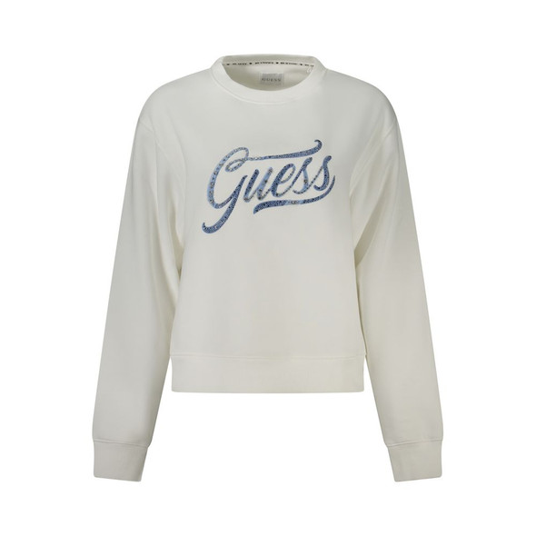 Guess Jeans White Cotton Women Sweater Guess Jeans White Cotton Women Sweater
