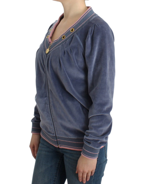 Blue velvet zipup sweater Blue velvet zipup sweater