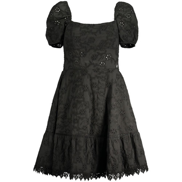Black Cotton Women Dress Black Cotton Women Dress