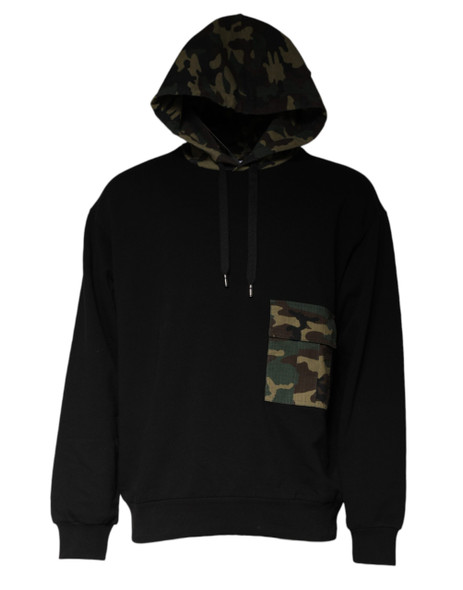 Black Camouflage Hooded Sweatshirt Sweater TSH87048 Black Camouflage Hooded Sweatshirt Sweater TSH87048