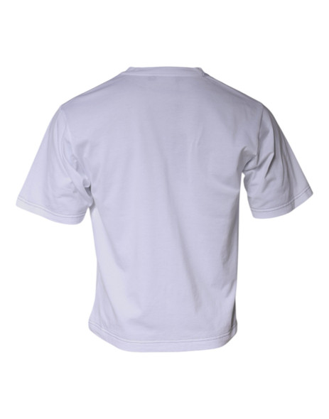 White DG Logo Cotton Shorts Sleeves T-shirt White DG Logo Cotton Shorts Sleeves T-shirt