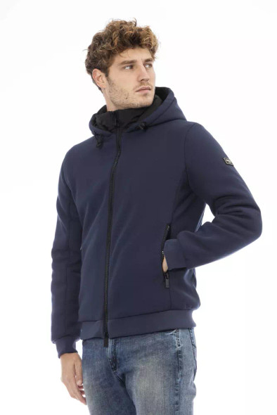 Blue Polyester Men Jacket BA-23718-FBB-297 Blue Polyester Men Jacket BA-23718-FBB-297