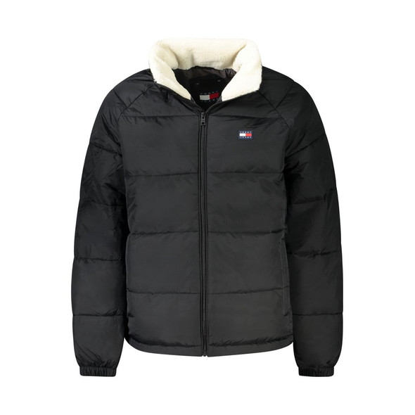 Tommy Hilfiger Black Polyamide Men Jacket Tommy Hilfiger Black Polyamide Men Jacket