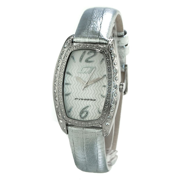 Silver Leather Watch Silver Leather Watch
