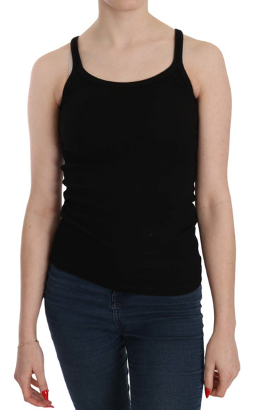Black Sleeveless Spaghetti Strap Blouse Black Sleeveless Spaghetti Strap Blouse