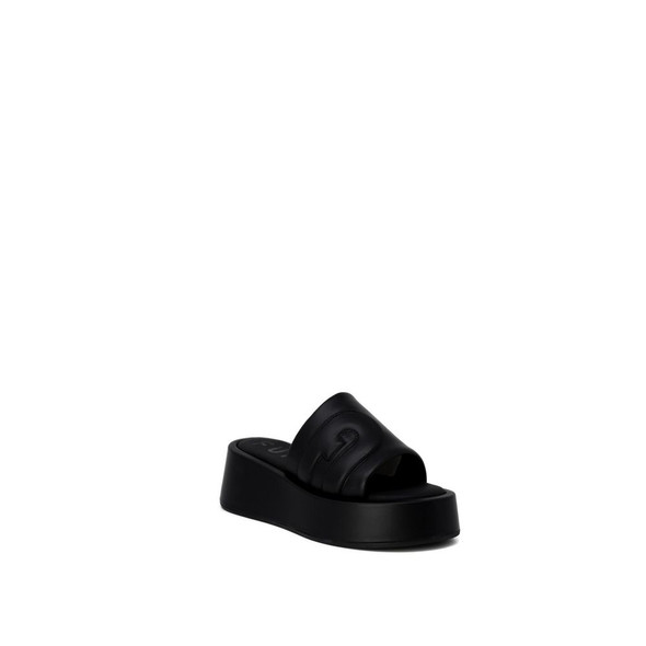 Black Leather Slipper Black Leather Slipper