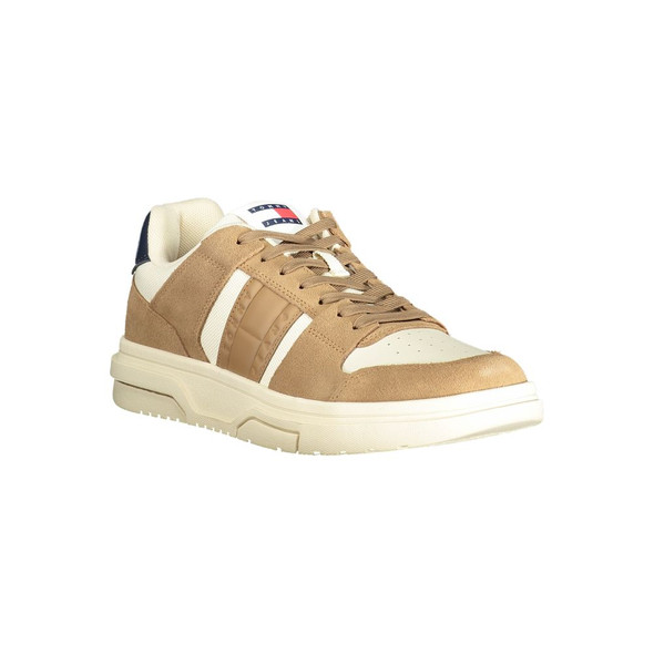Beige Leather Men Sneaker TO-33494 Beige Leather Men Sneaker TO-33494