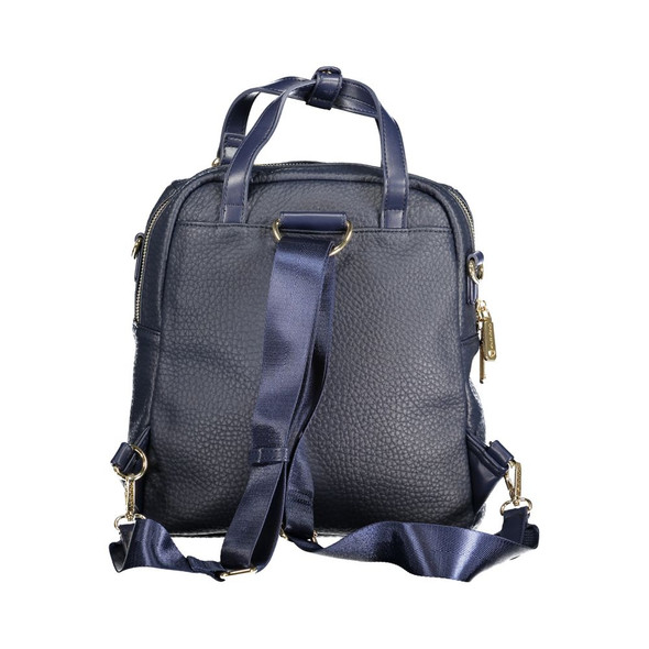 Blue Polyethylene Women Backpack Blue Polyethylene Women Backpack
