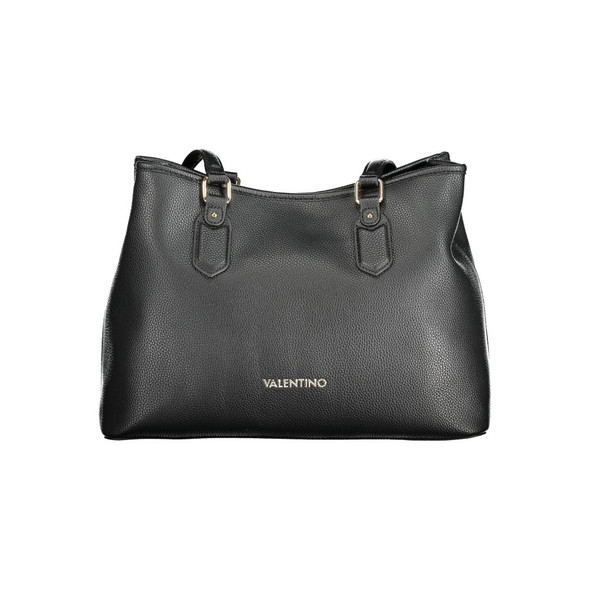 Black Polyethylene Women Handbag VA-33528 Black Polyethylene Women Handbag VA-33528