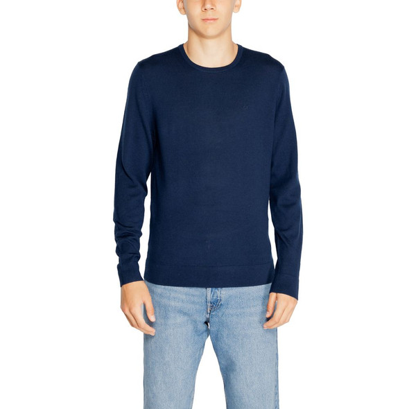 Blue Recycled Wool Sportswear Blue Recycled Wool Sportswear