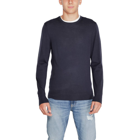 Blue Recycled Wool Sportswear CA14587100128RO Blue Recycled Wool Sportswear CA14587100128RO