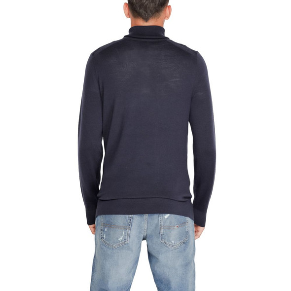 Blue Wool Turtleneck Blue Wool Turtleneck