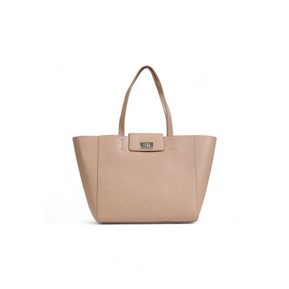 Calvin Klein Beige Recycled Polyester Handbag Calvin Klein Beige Recycled Polyester Handbag