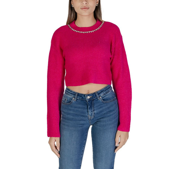 Only Pink Recycled Polyester Sweater Only Pink Recycled Polyester Sweater