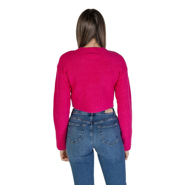 Pink Recycled Polyester Sweater Pink Recycled Polyester Sweater