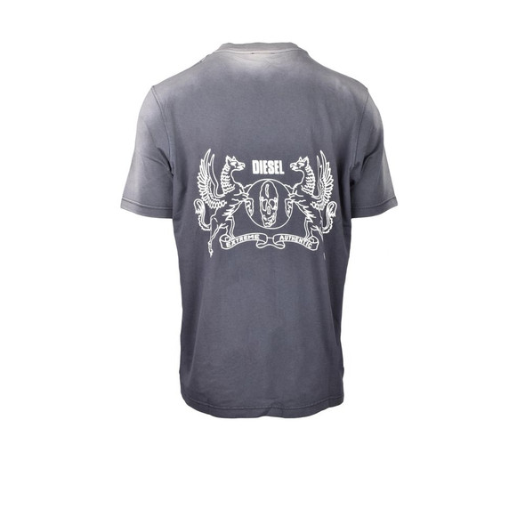 Gray Cotton T-Shirt DI15417800136RO Gray Cotton T-Shirt DI15417800136RO
