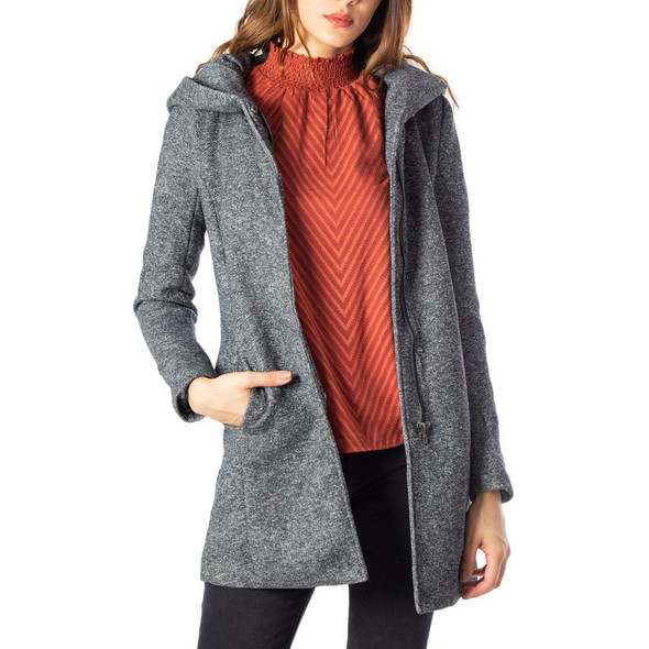 Gray Polyester Coat Gray Polyester Coat