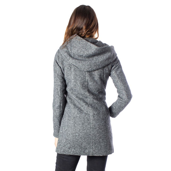 Gray Polyester Coat Gray Polyester Coat