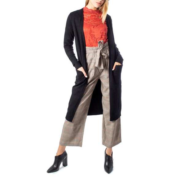 Black Viscose Cardigan VI2809200009RO Black Viscose Cardigan VI2809200009RO