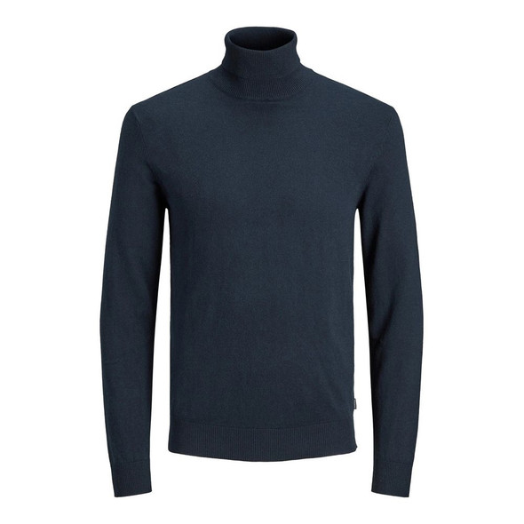 Blue Cotton Turtleneck Blue Cotton Turtleneck