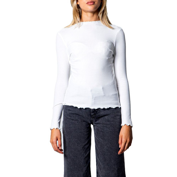 White Polyester Turtleneck White Polyester Turtleneck