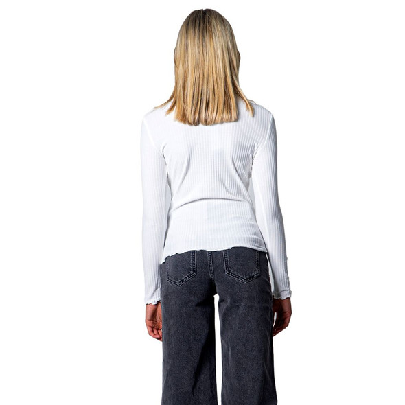 White Polyester Turtleneck White Polyester Turtleneck