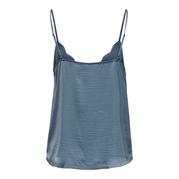 Blue Polyester Tank Top Blue Polyester Tank Top