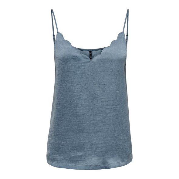 Blue Polyester Tank Top Blue Polyester Tank Top