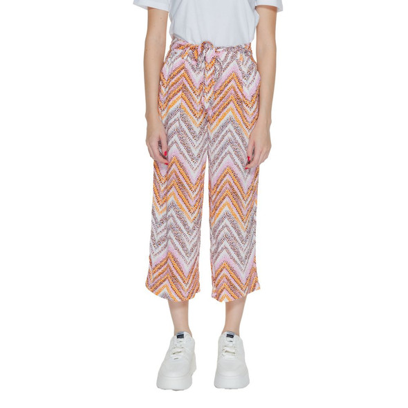 Multicolor Viscose Cropped Pant Multicolor Viscose Cropped Pant