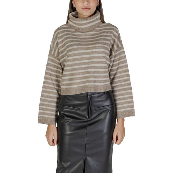 Beige Marabou Sweater ON15726300127RO Beige Marabou Sweater ON15726300127RO