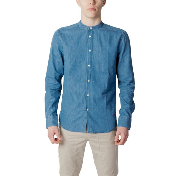 Blue Cotton Shirt PE11043000176RO Blue Cotton Shirt PE11043000176RO