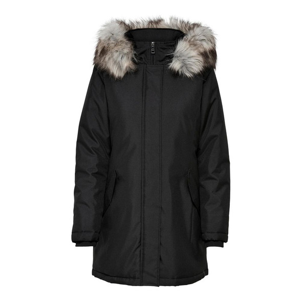 Black Polyester Parka Black Polyester Parka