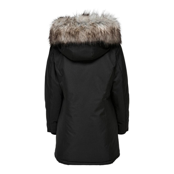 Black Polyester Parka Black Polyester Parka