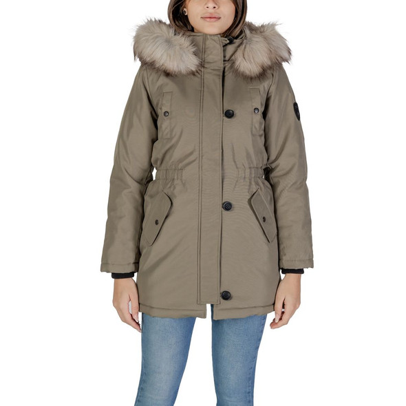 Green Polyester Parka Green Polyester Parka