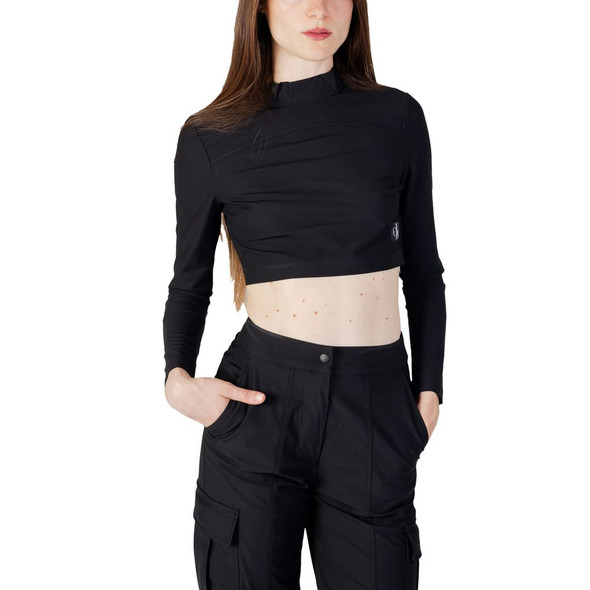 Black Recycled Polyester Top Black Recycled Polyester Top