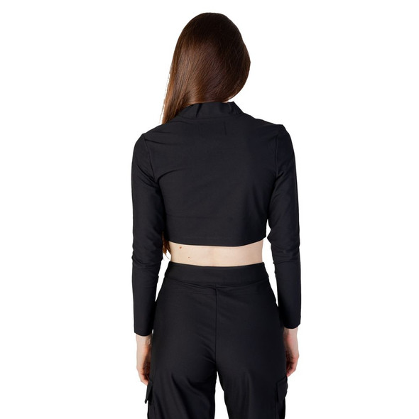 Black Recycled Polyester Top Black Recycled Polyester Top