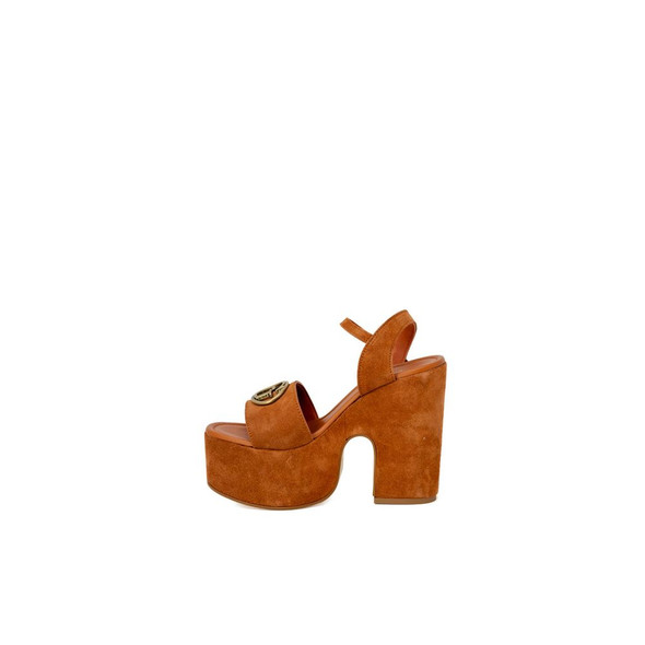 Guess Brown Suede Leather High Heel Guess Brown Suede Leather High Heel