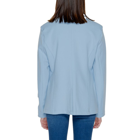 Blue Polyester Blazer ON13382900375RO Blue Polyester Blazer ON13382900375RO